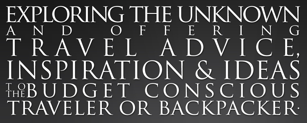 Custom Website Header Design: Typography For Backpacking Matt Custom Website Header Design: Typography For Backpacking Matt