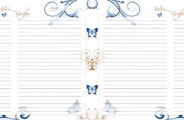 Custom Wedding Design: Guestbook Pages