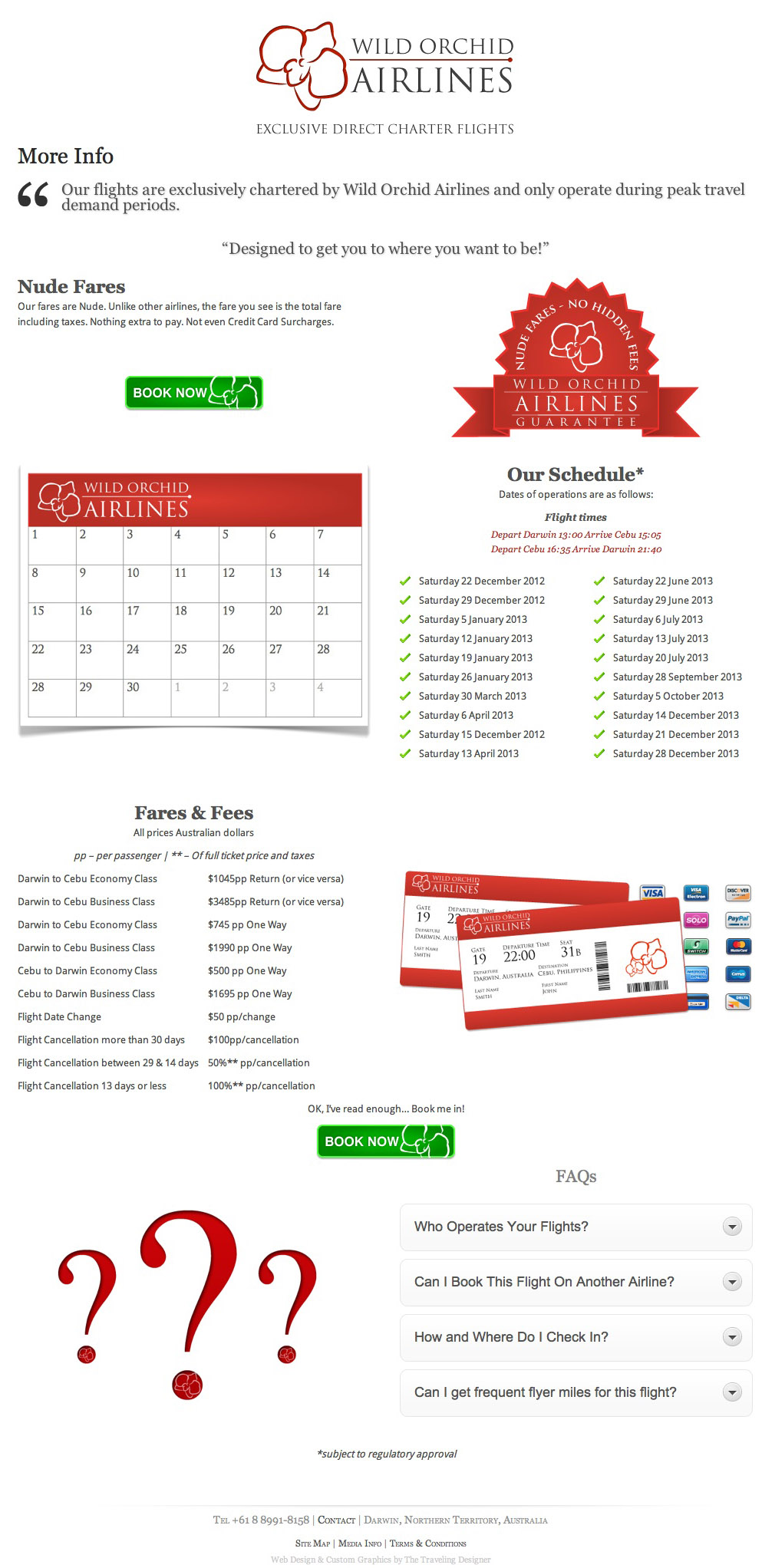 Wild Orchid Airlines - More Info page Wild Orchid Airlines - More Info page