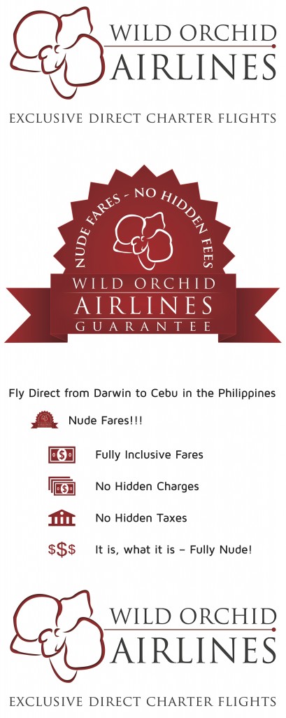 Wild Orchid Airlines - Nude Fares Pull Up Banner Wild Orchid Airlines - Nude Fares Pull Up Banner