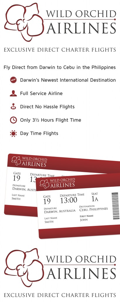 Wild Orchid Airlines - Tickets Pull Up Banner Wild Orchid Airlines - Tickets Pull Up Banner
