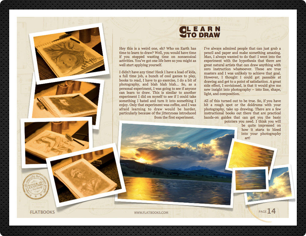 Custom eBook Page Template 2